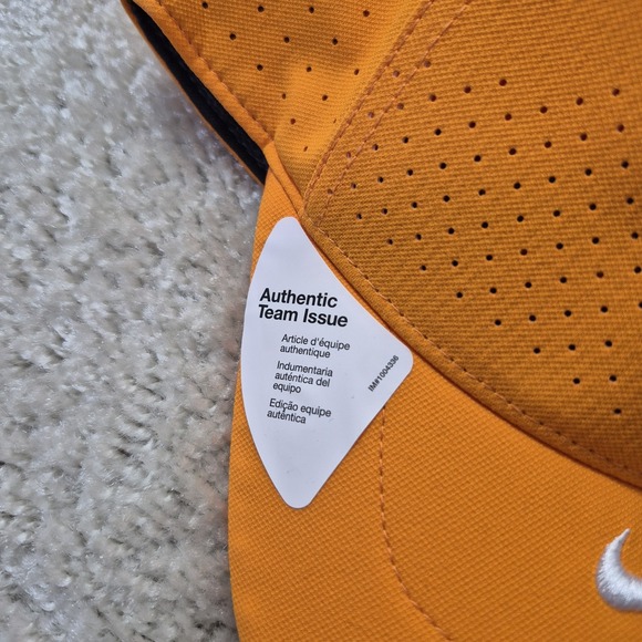 Nike Tennessee Volunteers Hat Cap Mens Strap Back Orange Team Issue Football NEW - Picture 3 of 10